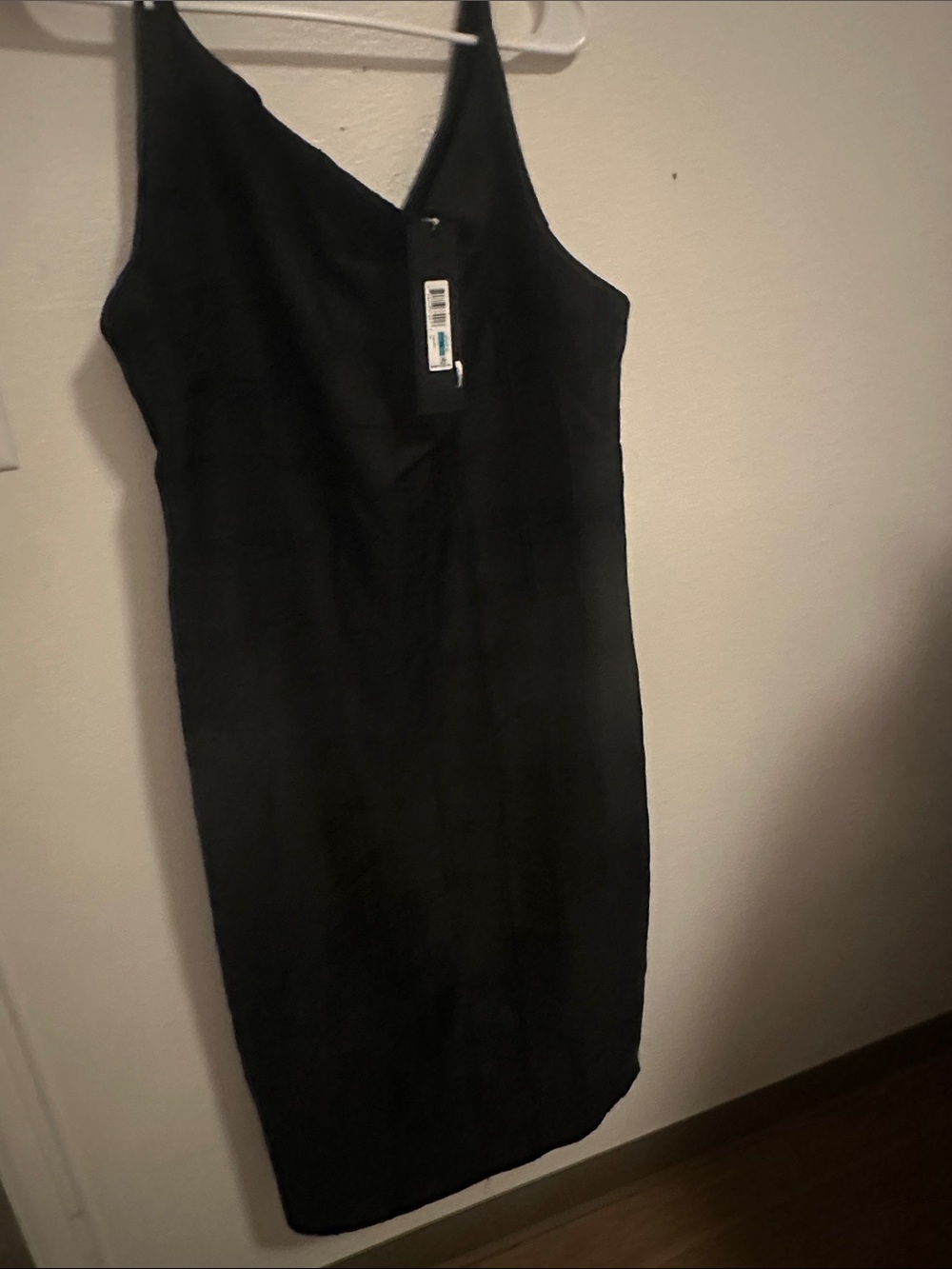 Donna Karan Black Midi Slip Dress - Picture 2 of 4